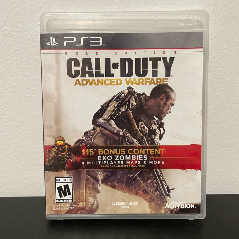 Call Of Duty Advanced Warfare Gold Edition PS3 PlayStation 3 CIB Video Game